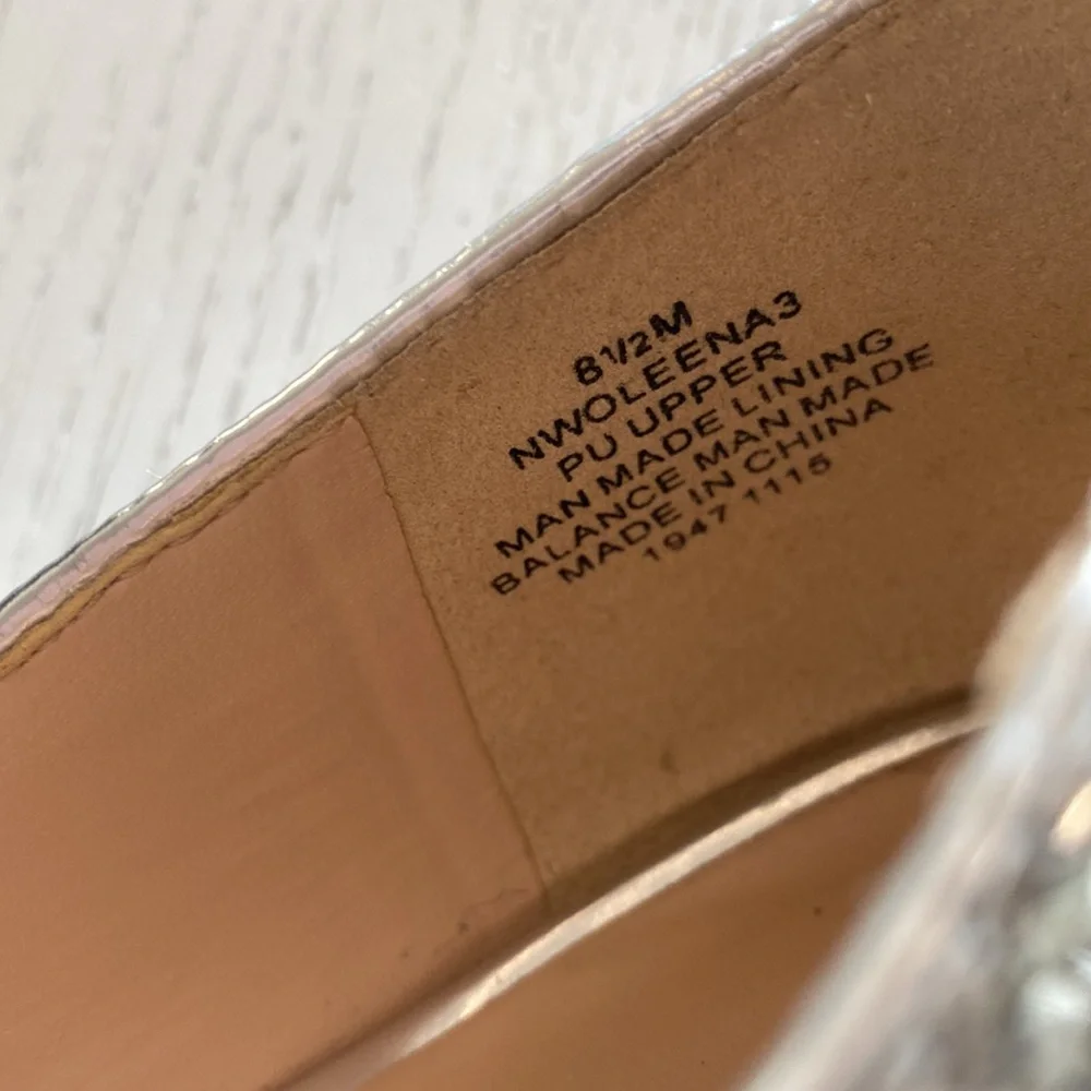 NEW - NINE WEST Glitter Ballet Flats - Picture 4 of 9